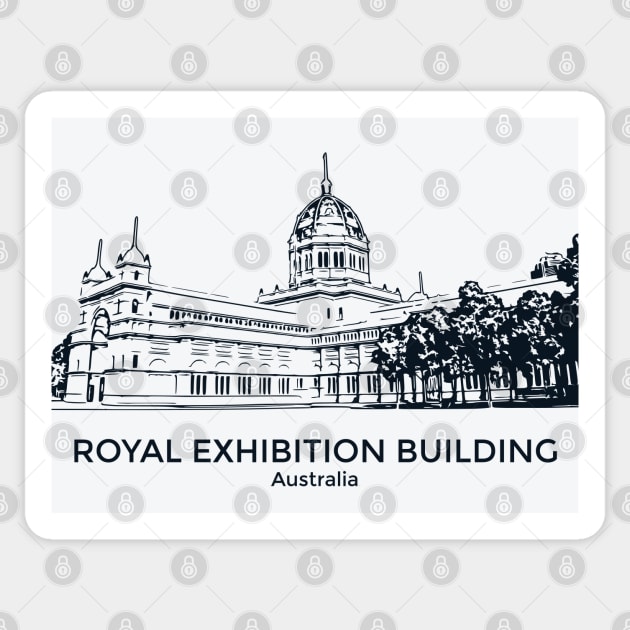 Royal Exhibition Building - Australia Sticker by Lakeric